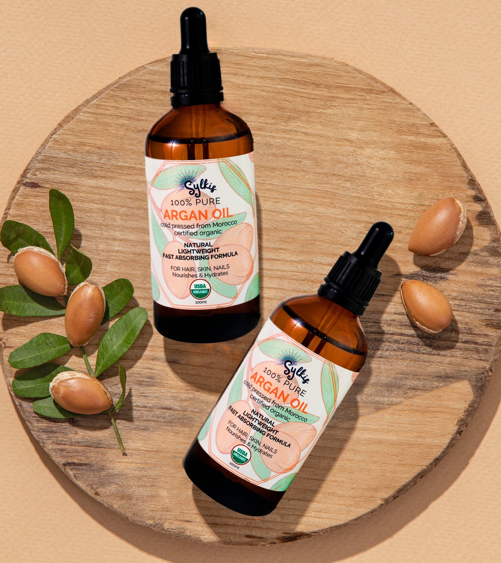 Organic Moroccan Argan Oil - SYLKIS