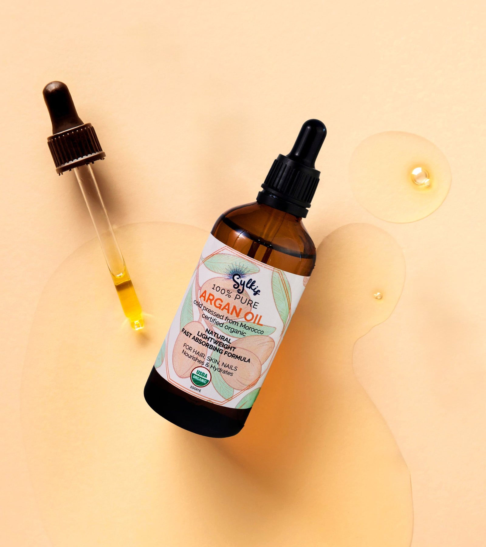 Organic Moroccan Argan Oil - SYLKIS
