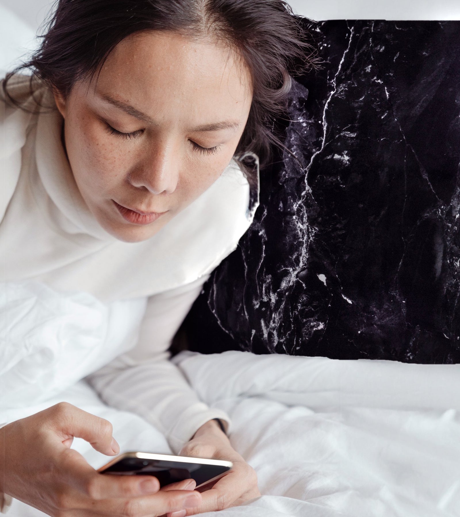 Silk Pillowcase - Black Marble - SYLKIS