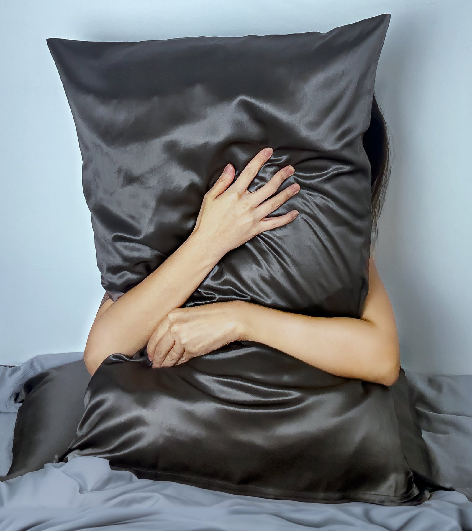 Silk Pillowcase - Moon Grey - SYLKIS