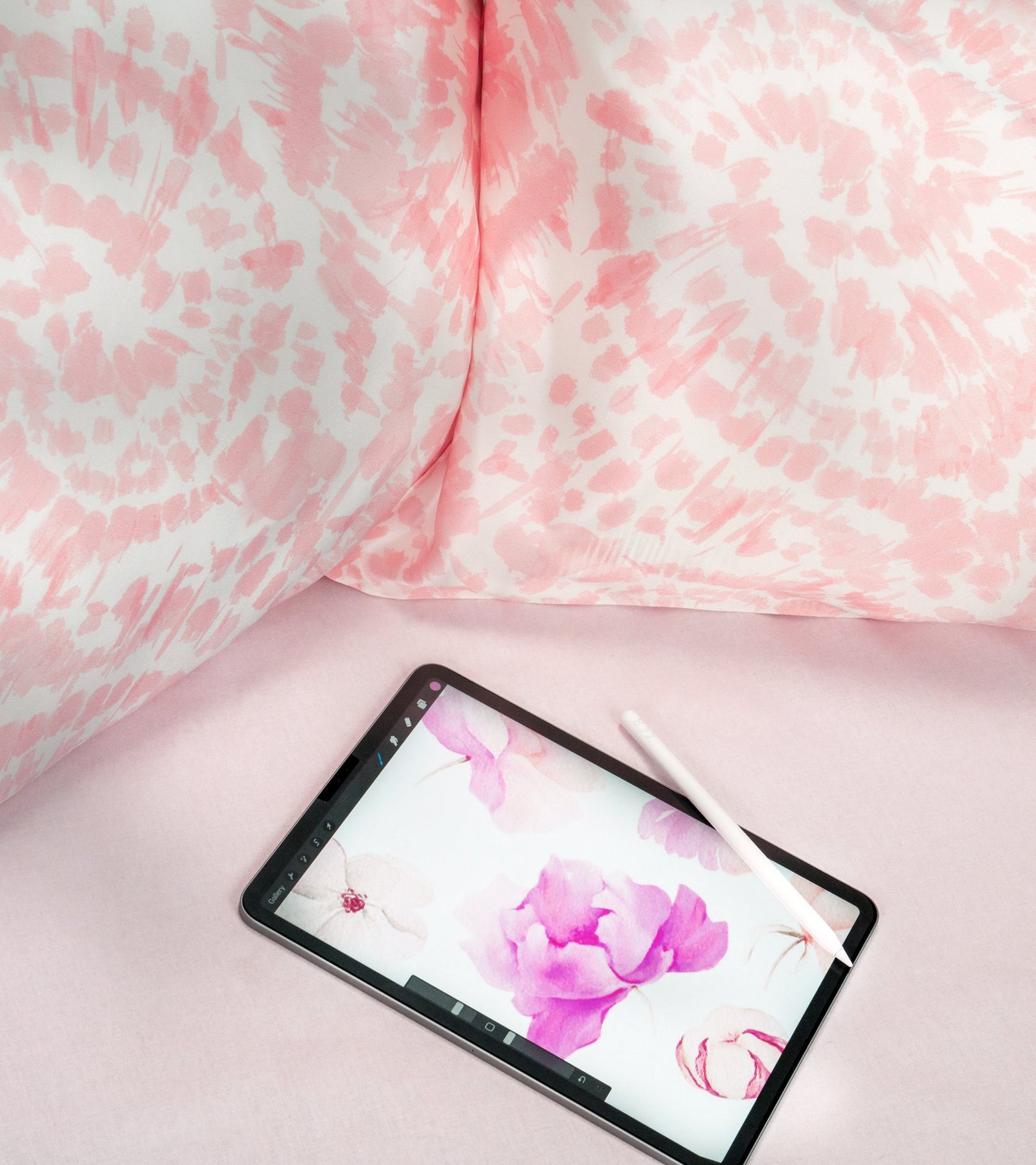 Silk Pillowcase - Pink Tie Dye - SYLKIS