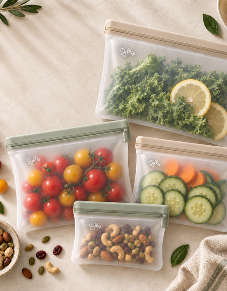 Silicone Food Storage Bag Set