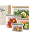 Silicone Food Storage Bag Set