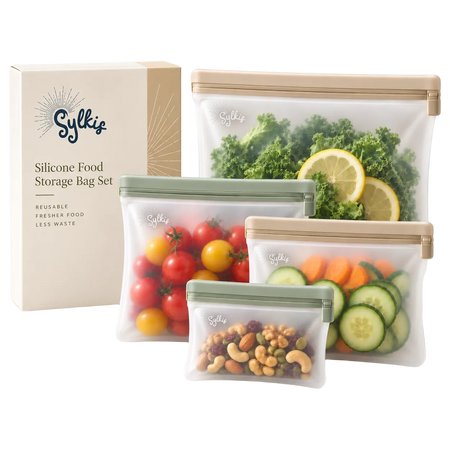 Silicone Food Storage Bag Set
