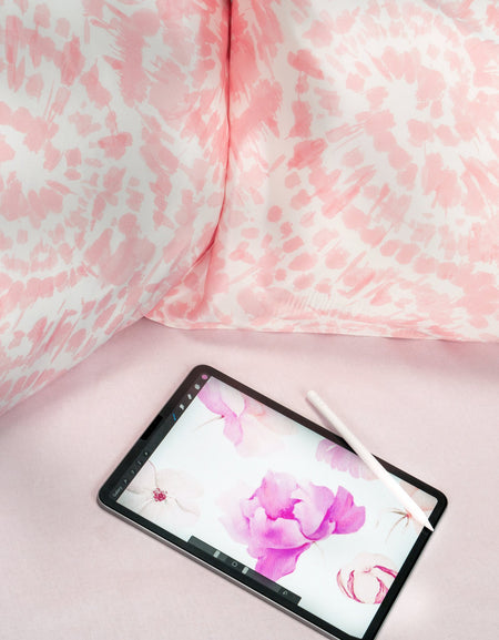 Silk Pillowcase - Pink Tie Dye - SYLKIS