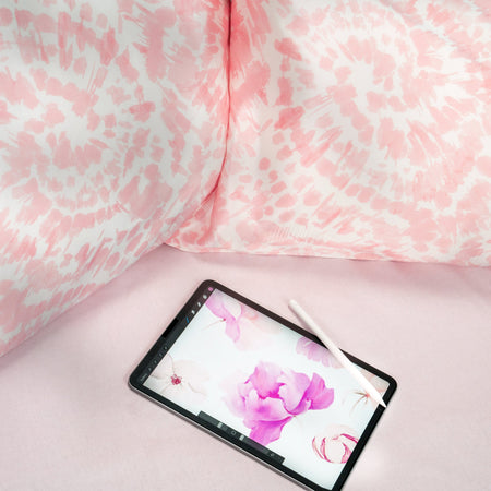 Silk Pillowcase - Pink Tie Dye - SYLKIS