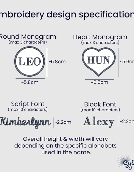Sylkis Personalised Embroidery - SYLKIS